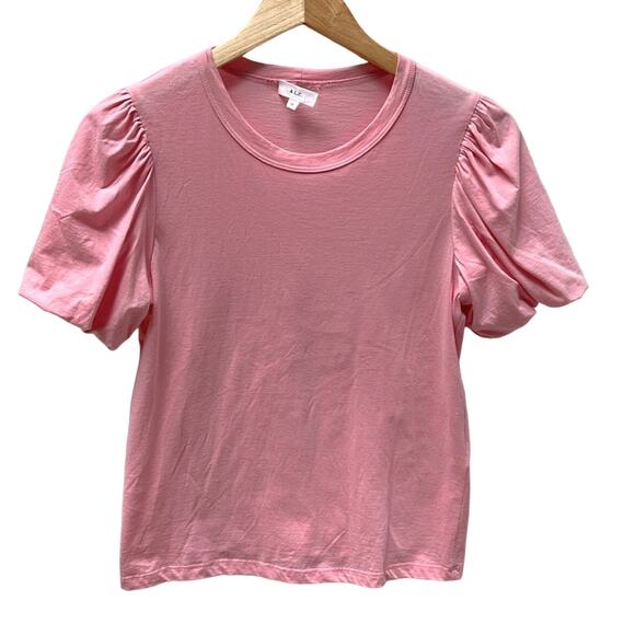 A.L.C. Poole Puff Short Sleeve Shirt Pink size XS - Picture 1 of 7